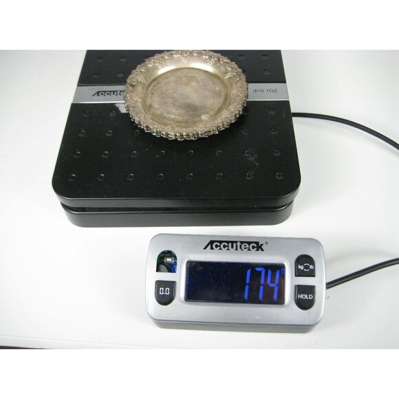 S Metall Set Of 6 Vintage Silver Plated Coasters Grape Sweden Vintage - Picture 10 of 10